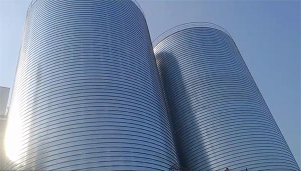 琼山2座混凝土高架卷板仓